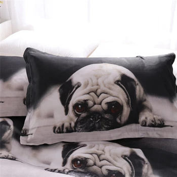 LOVINSUNSHINE 3D pes tiskanja posteljnina nabor Pes Rjuhe Odeja Kritje Pillowcases Posteljo Stanja Kralj Kraljica Twin (Št Stanja Ne Polnjenje)