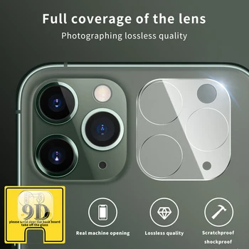 10 Kosov Za iPhone 11 Pro Max 9D Kaljeno Steklo Fotoaparat Zaščitnik Film Za iPhone 11 Pro Objektivu Kamere Zaščitni Pokrov