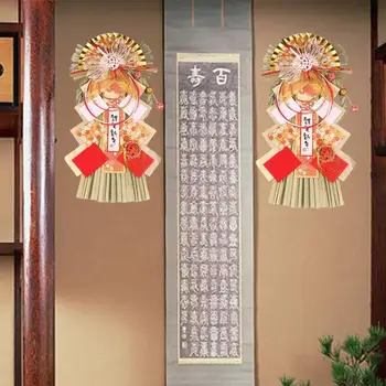 Prepričanje, Okraski Japonski Slog Slame Novo Leto je Stenski Obesek Slame Exorcise Zlo Okras za Restavracijo Vrata Dekoracijo