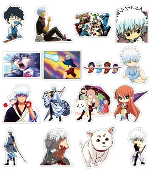 50 kos Smešno GINTAMA Nalepke Otroci Klasične Igrače Takasugi Shinsuke Risank anime DIY Avtobus ID Kartice, Nalepke, fant, dekle, Darila, Igrače,