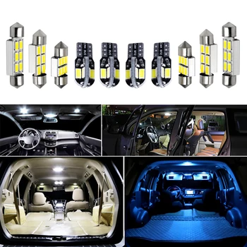Za 2009-2016 Audi Q5 Bel avto dodatki Canbus Napak LED Notranjosti Branje Svetlobe Svetlobni Kit Zemljevid Dome Licence Lučka