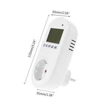 WiFi Plug-Termostat Vtičnico Remote Glasovni Nadzor Talne Ogrevanje Temperaturni Regulator 16A 230V EU Plug