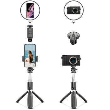 L02 Selfie Palico za GoPro Brezžični Daljinski Bluetooth Mini Stojalo Raztegljivi Nosilec Za Pametne telefone/Kamera v Živo Nosilec