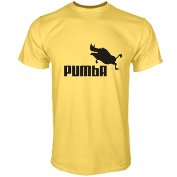 2019 novo poletje PUMBA črke priložnostne vroče žigosanje moška T-shirt majica