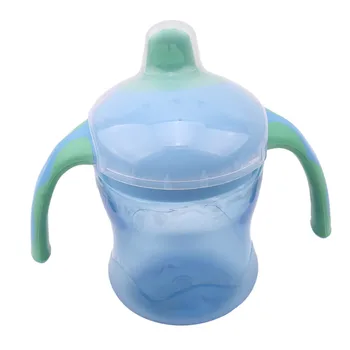 260ml Baby Hranjenje Skodelice Kompakten in Prenosen Priročno Nosite Dojenčka Pitne Usposabljanje Vode Steklenico Mleka z Ročajem