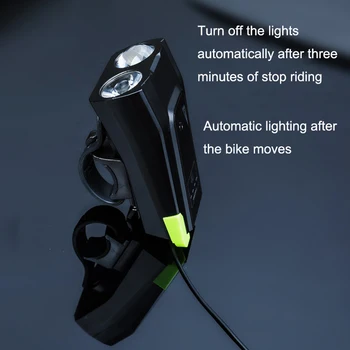 Dropshipping 800LM LED kolesarstvo/kolesa/nastavite svetlobno prednji smerniki/kolesarska svetilka svetilka usb Polnilne rep svetlobe z bell