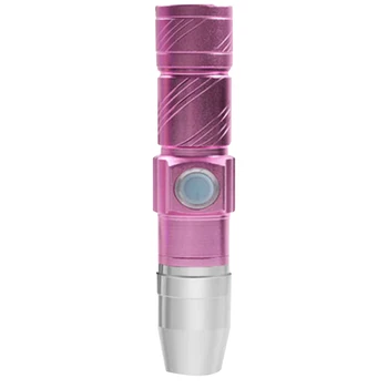 365nm Mini Baklo Jade Fluorescer USB za Polnjenje Prenosnih Orodje Led Blacklight Denar Detektor Večnamensko Pero UV Svetilka