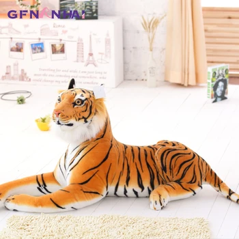 1pc 30 cm/40 cm/50 cm/60 cm dolžina tiger plišastih igrač simulacije tiger lutka Polnjene mehko tiger blazino dan otrok darilo za rojstni dan