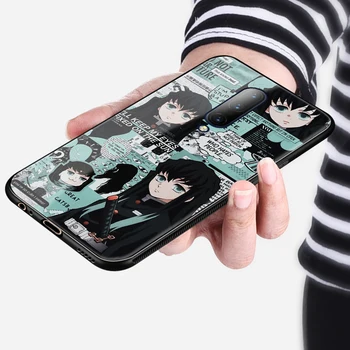 Demon Slayer Kimetsu ne Yaiba anime kolaž TPU mehki silikonski kaljeno steklo telefon primeru zajema lupini Za OnePlus 6 6T 7 7T 8 Pro
