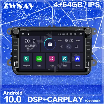 Carplay IPS Android Za VW Volkswagen Golf Polo Tiguan Passat b7 b6 leon Auto Radio Audio Stereo Multimedijski Predvajalnik, GPS, Vodja Enote