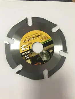 125 mm 6T Krožne Žage Multitool Mlinček Videl Disk Karbida, ki se Odlagajo Lesa, Rezanje Disk Carving Disk Rezila za Kotni Brusilniki