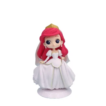 Disney VROČE 25 Slog Princesa figuric-Igrač Rapunzel Sneg Pepelka Beli Sneg Fairy Rapunzel Lutka Dekoracijo Otrok Darilo