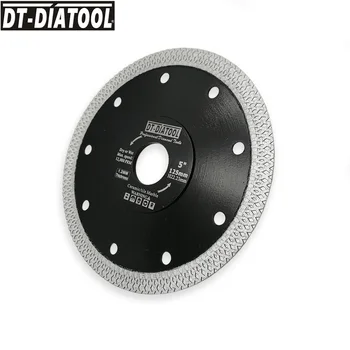 DT-DIATOOL 2pcs/pk Premium Diamond Okrepljeno jedro obroč Rezanje Disk X Očesa turbo Žage Suho Mokro Rezanje Kolo Dia 125 mm/5