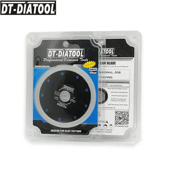 DT-DIATOOL 2pcs/pk Premium Diamond Okrepljeno jedro obroč Rezanje Disk X Očesa turbo Žage Suho Mokro Rezanje Kolo Dia 125 mm/5
