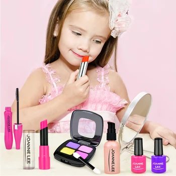Dekle Se Pretvarjamo, Igra Make Up Igrača Simulacije Kozmetika Roza Ličila Nastavite Princesa Lepotnih Plastičnih Play House Igrača Šminka Senčilo