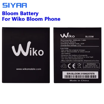 Original SIYAA Bloom Baterija Za Wiko Bloom Mobilni Telefon z Visoko Kapaciteto 2000mAh Baterija Dobre Kakovosti Zamenjava Li-ion Bateria