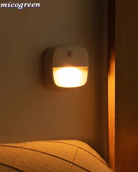 PIR Senzor Gibanja LED Novost Steno, Strop Noč svetlobe Kabinet svetloba stenska svetilka Za Garderobo, spalnico, kuhinjo, umivalnici razsvetljavo
