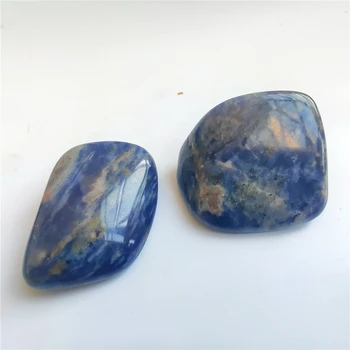 Naravna Modra Sodalite Kamen Modro-veno Kamna Lapis Lazuli Apatite Kamen Zdravilnimi Kristali Gemstone Gem Reiki, Kroglice za Dom Dekor
