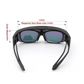 ZXTREE Windproof Zložljiva sončna Očala Moških Enostavno Nositi Kratkovidnost Polarizirana sončna Očala Nastavite Ogledalo Prostem Vožnje Očala UV400 Y2