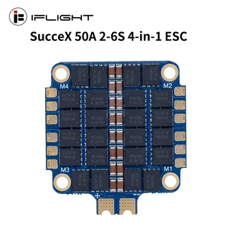 IFlight SucceX 50A 2-6S BLHeli_S 4-v-1 ESC podporo DShot150/300/600/1200 MultiShot/ OneShot 30.5X30.5 za FPV Dirke Brnenje