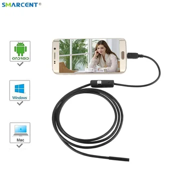 1M 2M 3,5 M 5M 10M 5,5 mm Mini Kamere cam Objektiv Android OTG USB-Endoskop Kača pregledovanje Cevi Android USB Borescope