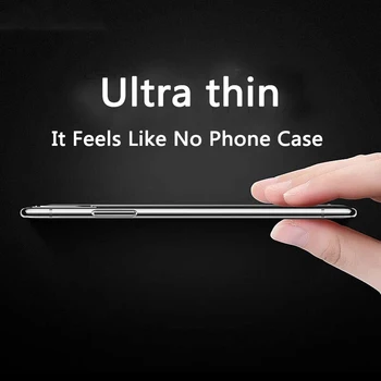 Ultra Tanek Slim Jasno Primeru Telefon Za Samsung Galaxy A7 A9 A6 A8 Plus 2018 Primeru Silikonski Pokrovček Za Galaxy A3 A5 A7 2017 Primerih