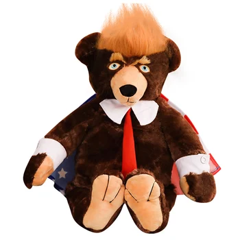 60 cm Donald Adut Medved Plišastih Igrač Nov Svež ZDA Predsednik Medved Zbirka Lutke igrače Darilo Za Otroke Boy