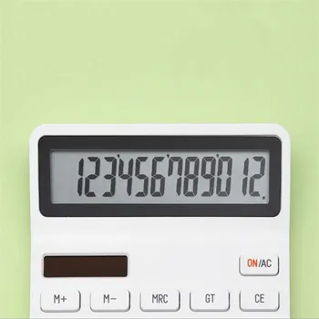 Xiaomi Mijia LEMO Namizni Kalkulator fotoelektrično dual drive 12 število zaslona samodejni izklop kalkulator za urad za finance