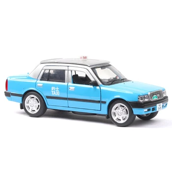 HOBEKARS 1:32 Model Avtomobila Diecast & Igrača Vozil Simulacije Klasičnih Hong Kong Taxi Kovinske Zlitine Acousto-optičnih Potegnite Nazaj, Igrače, Avto,