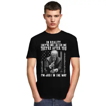 2020 Moške Donald Adut Majica s kratkimi rokavi Kratkimi Bombaž Tshirt Oni Po Vas jaz sem Samo Na Način, Delovna mesta Predsednika Meme Tee Vrh