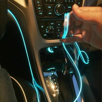 Avto Styling Notranjosti LED Hladno svetlobo Dekorativni Vzdušje Luč Za Audi Quattro A4 A5 A6 A7 A8 TT S3 S4 S5 S6 S7 S8 TT V3 V5 7