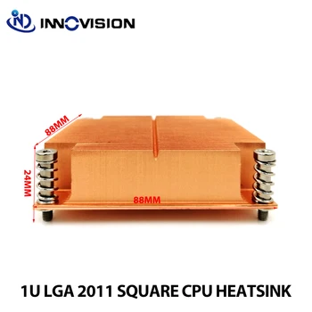 Nov CPU Hladilnik LGA2011 Kvadratnih pasivne heatsink za Intel® Xeon® E5-1600,E5-2600 & E5-4600 Series