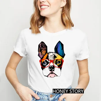 Camiseta con estampado de Yorkshire Terier par mujer, remera de tacón alto con estampado de perro y Yorkshire Terier, playera