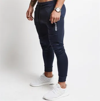 Moške visokokakovostne blagovne Znamke Moške hlače za Fitnes Priložnostne Elastične Hlače bodybuilding oblačila, casual prikrivanje sweatpants joggers hlače