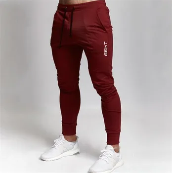 Moške visokokakovostne blagovne Znamke Moške hlače za Fitnes Priložnostne Elastične Hlače bodybuilding oblačila, casual prikrivanje sweatpants joggers hlače