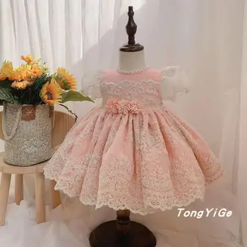 Španski Lolita princess oblačenja baby girl obleke šivanje Čipke srčkan Tutu oblačenja za dekleta rojstni dan obleko vestidos Y2723