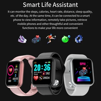 Pametne Ure 2021 Android Smart Pazi Moški, Ženske, Otroci Smartwatch Srčnega Utripa Fitnes Tracker Sport Watch Pametna Zapestnica
