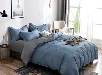 Doma tekstilne nastavite navaden, preprost odeja pokrovček barva predalčni teksturo vzglavnik posteljnina