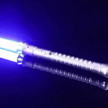 Lightsaber Moč Učinek Prihaja Iz Lightsaber Težka Dvojno Svetlobo Pretvorbo Glasovnih Foc Zaklenjenih Kovinskih Lane Laser Saber