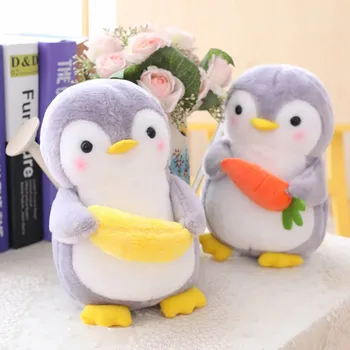Srečen Fant Nedeljo Srčkan Kawaii Pingvin Polnjene Plišastih Igrač Otroci, Otroci Darilo Mehko Pingvin Plišastih Lutka