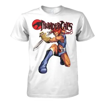 Uradni Mens Thundercats Lev-O Retro Belega T-Shirt - TV Darila Kul Priložnostne ponos majica s kratkimi rokavi moški Unisex Modna tshirt brezplačno