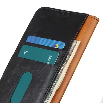 Retro Shockproof Flip Usnjena torbica Za AQUOS SENSE 4 Plus Popolno Zaščito Denarnice Kartico Magnet Telefon Kritje Za Sense4 4+ Coques