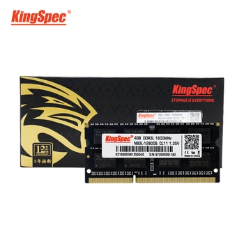 KingSpec ddr3 Memoria RAM 8GB 4GB 21600mhz Sodimm 204 Pin Za Prenosnik Intel Ddr3L 1.35 V 4gb 8gb Prenosni Računalnik pribor