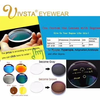 IVSTA Očala Očala Moških Velik, Prevelik Kvadratnih Optični Recept TR90 Okvir Ultra Lahka Mehke Kratkovidnost Branje Očala Ženske