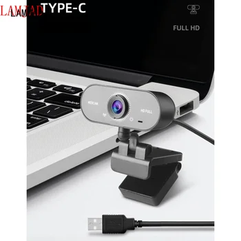 W16 2K/1080P HD Spletna kamera z Mikrofonom Vrtljiv PC Desktop Web Kamera samodejno ostrenje Mini Računalnik WebCamera Cam Video Snemanje Dela