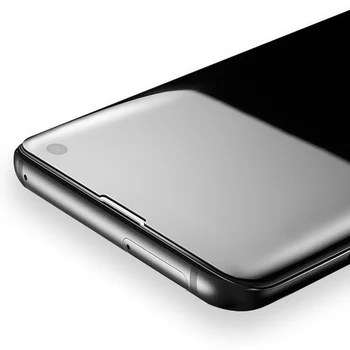 Primeren za Samsung Mobilni Telefon Ukrivljen Zaslon Series UV Film Tekoče Kaljeno Film Za Samsung Galaxy S8 S9 S10 TXTB1